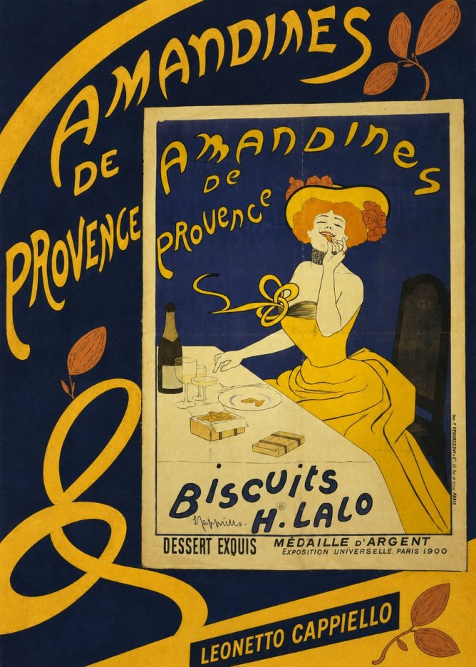 Leonetto Cappiello Amandines De Provence Biscuits H. Lalo III No5 - Affiche