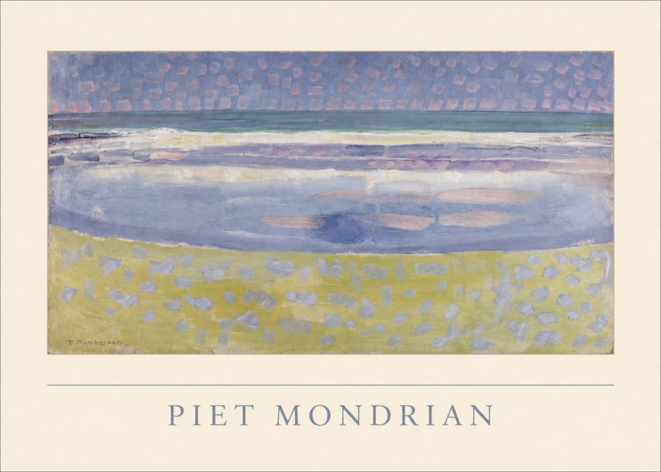 Piet Mondrian The Sea No3 - Affiche