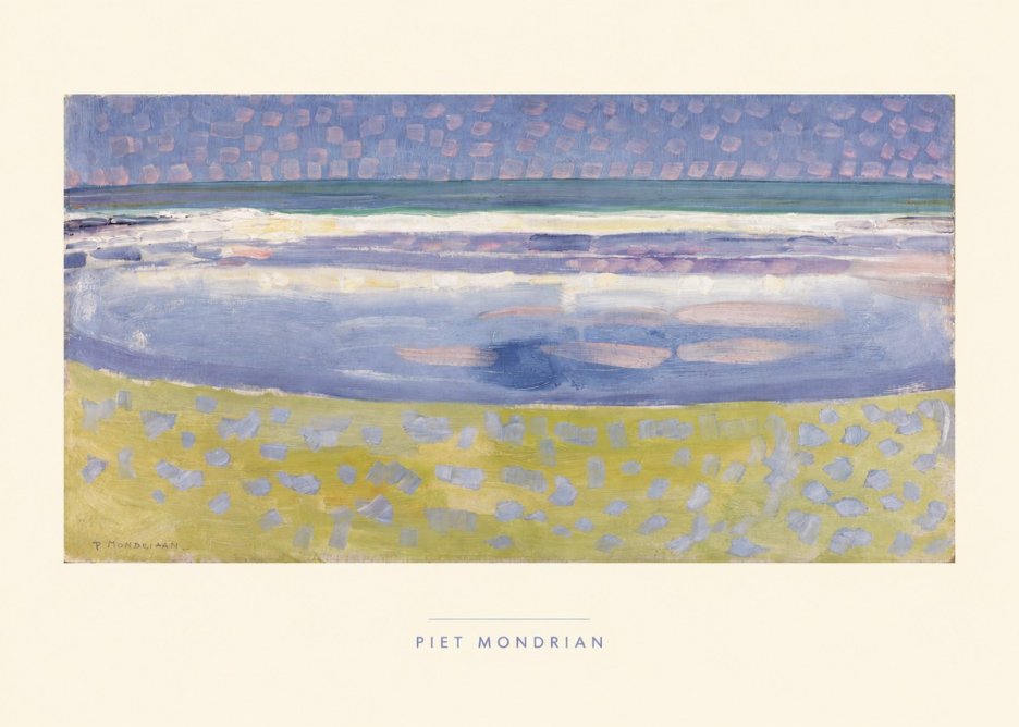 Piet Mondrian The Sea No6 - Affiche