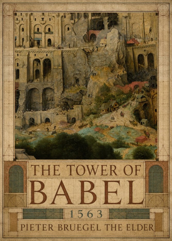 Pieter Bruegel The Tower of Babel XVII No2 - Affiche