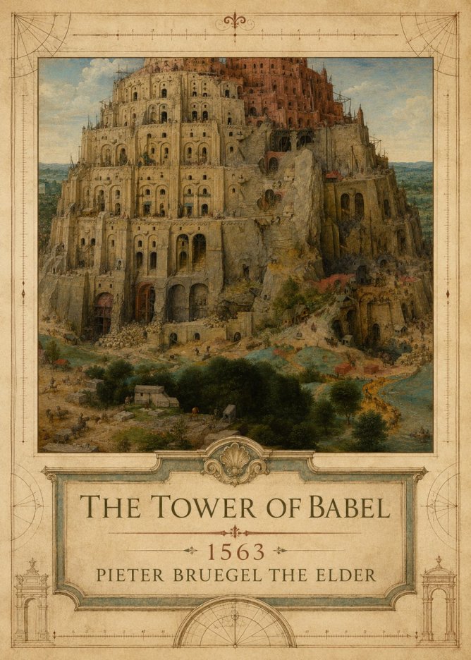 Pieter Bruegel The Tower of Babel XVII No3 - Affiche