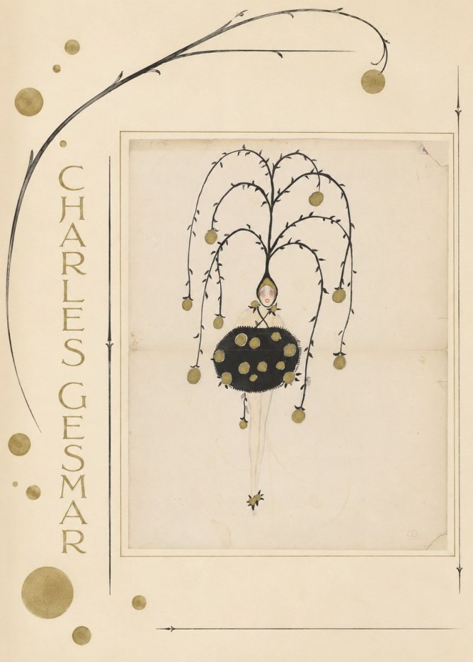 Charles Gesmar Figure with Hanging Orbs No3 - Affiche
