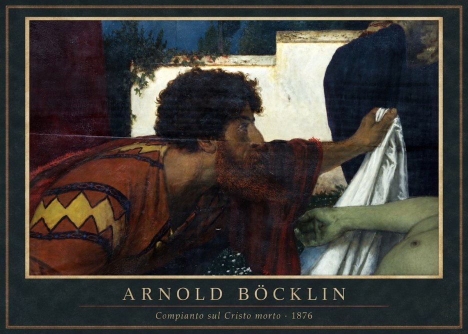 Arnold Böcklin Compianto Sul Cristo Morto No1 - Affiche