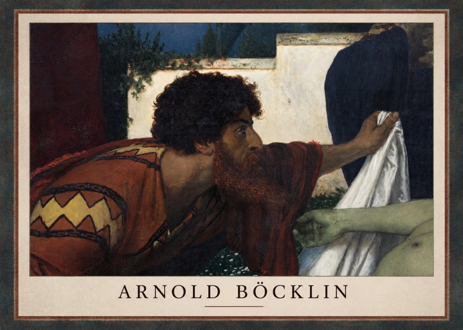 Arnold Böcklin Compianto Sul Cristo Morto No4 - Affiche