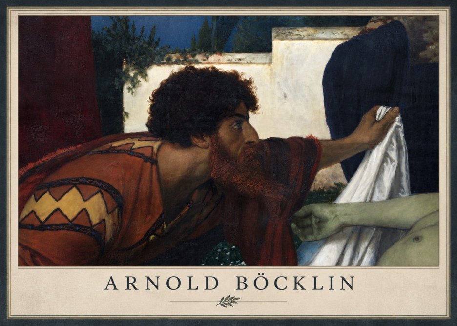 Arnold Böcklin Compianto Sul Cristo Morto No6 - Affiche