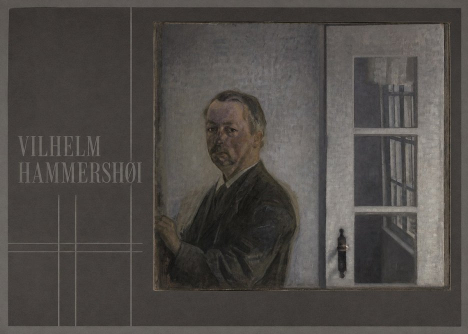 Vilhelm Hammershøi Self-portrait II No3 - Affiche