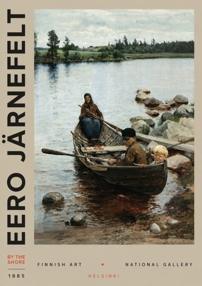 Eero Järnefelt By the Shore No3 - Affiche