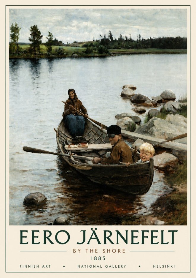 Eero Järnefelt By the Shore No6 - Affiche