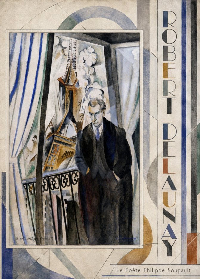 Robert Delaunay Le Poète Philippe Soupault No2 - Affiche