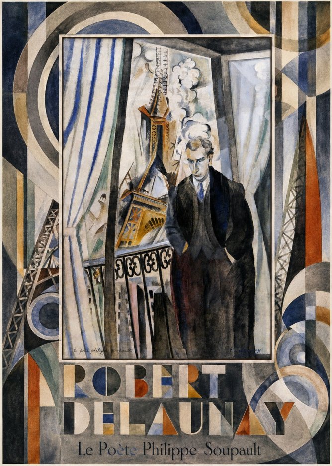 Robert Delaunay Le Poète Philippe Soupault No4 - Affiche