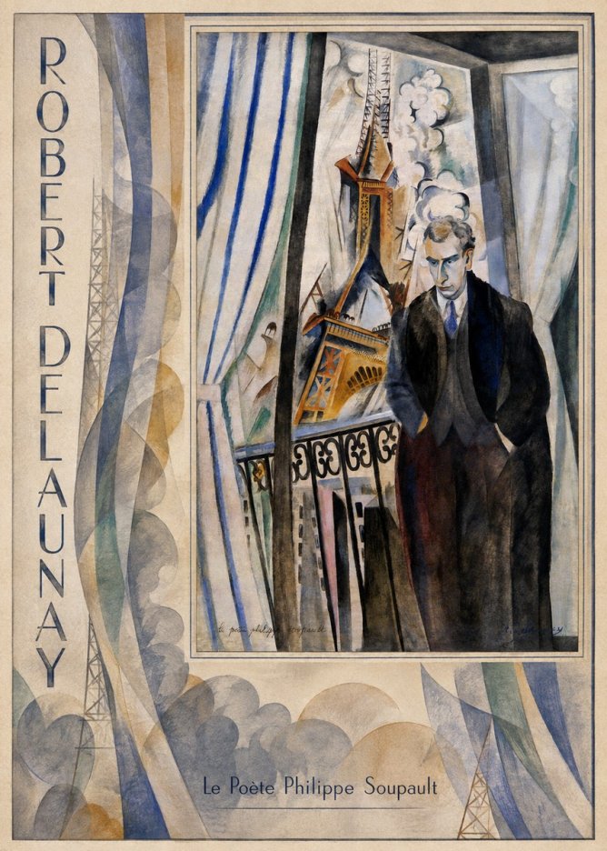 Robert Delaunay Le Poète Philippe Soupault No6 - Affiche