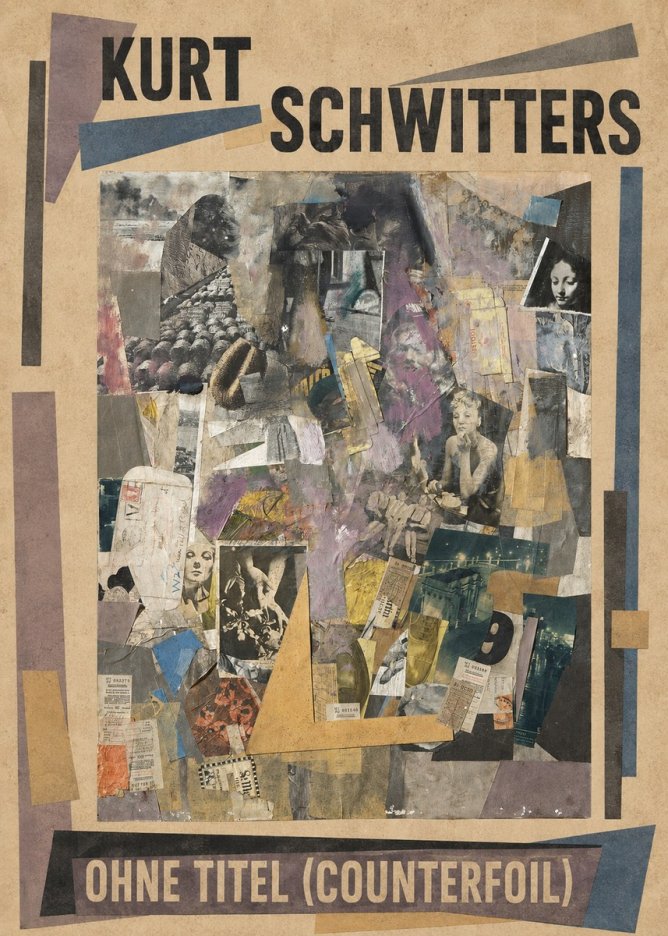 Kurt Schwitters Ohne Titel (Counterfoil) No1 - Affiche