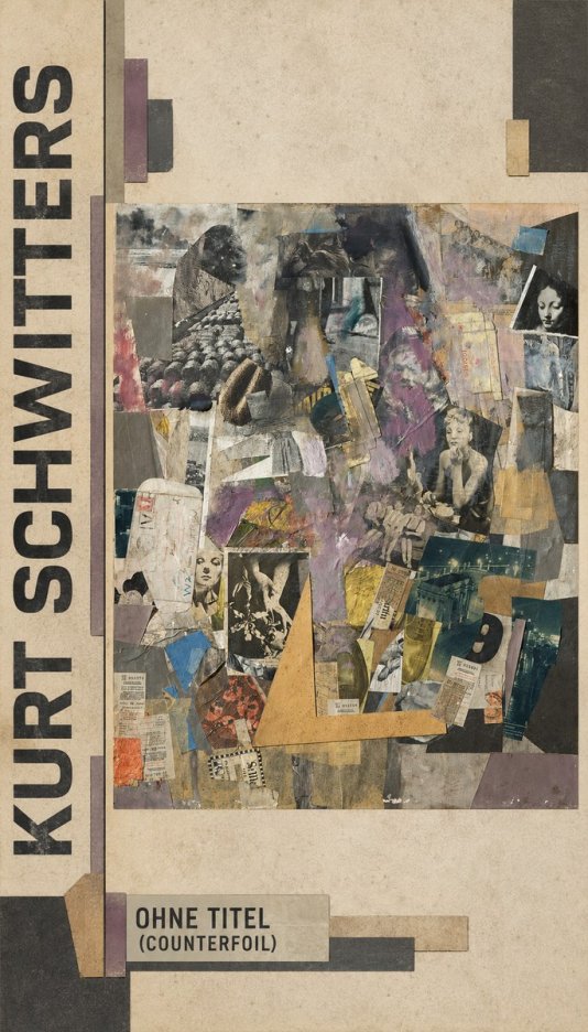 Kurt Schwitters Ohne Titel (Counterfoil) No2 - Affiche