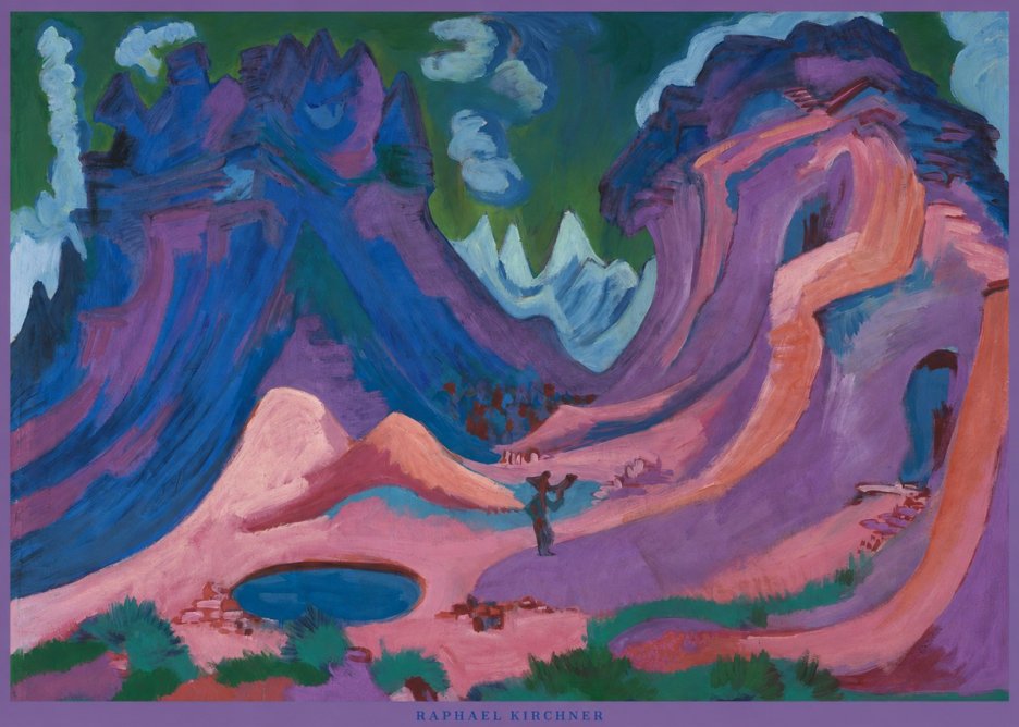 Raphael Kirchner Mountain Landscape II No5 - Affiche