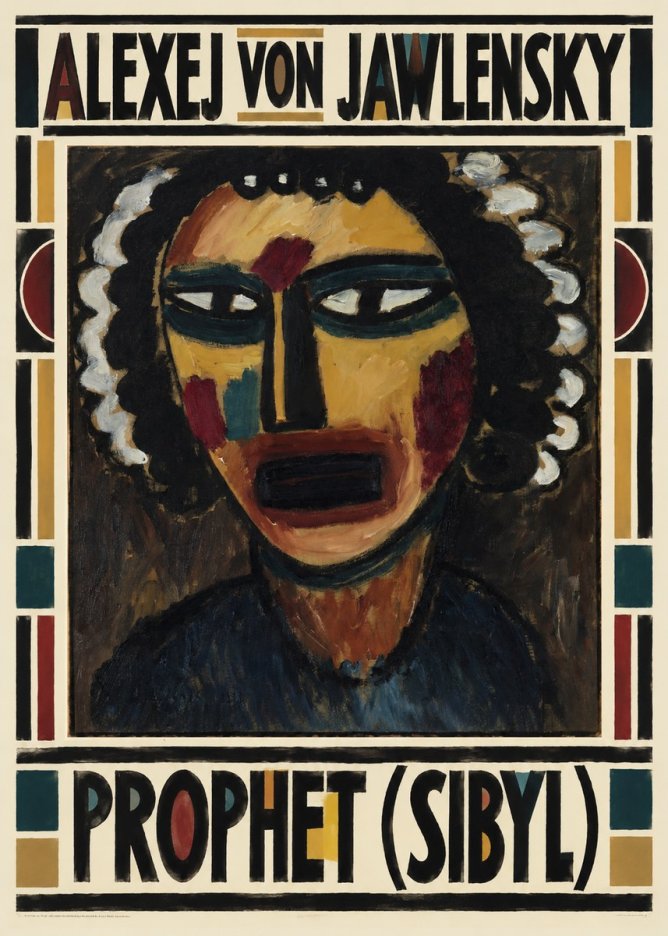 Alexej von Jawlensky Prophet (Sibil) No1 - Affiche