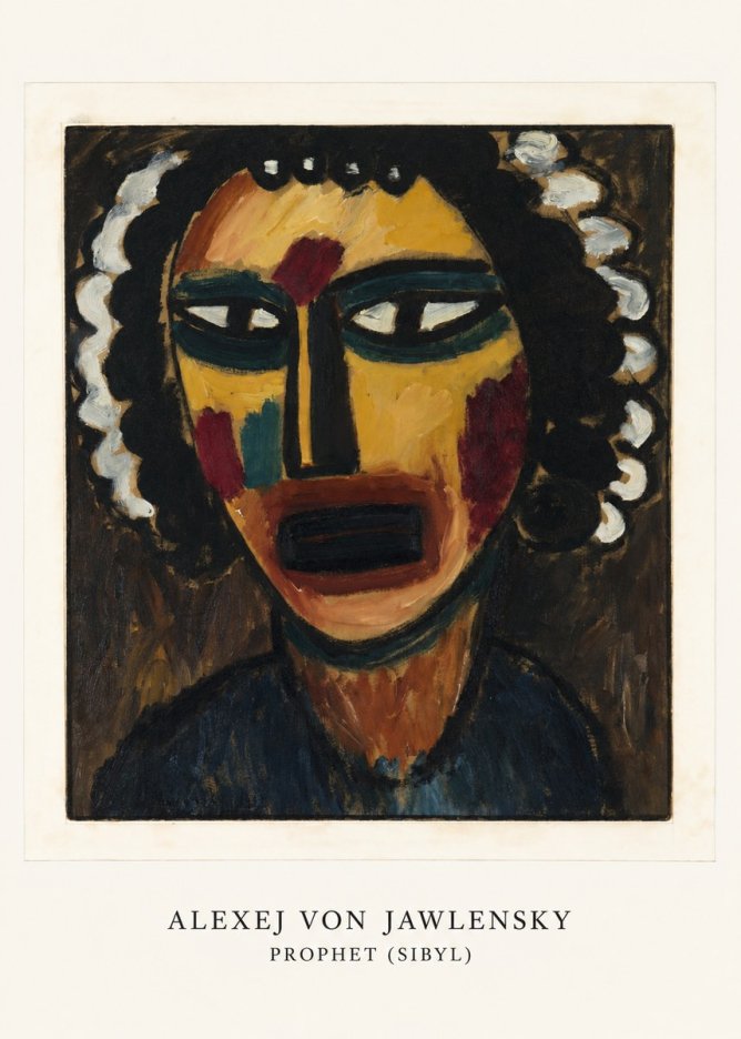 Alexej von Jawlensky Prophet (Sibil) No5 - Affiche