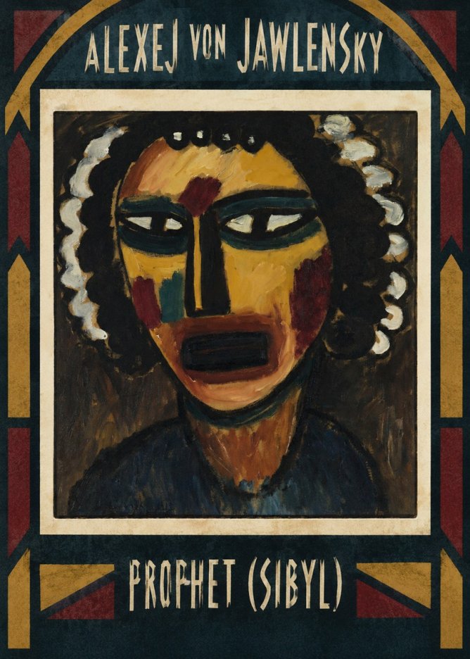Alexej von Jawlensky Prophet (Sibil) No6 - Affiche