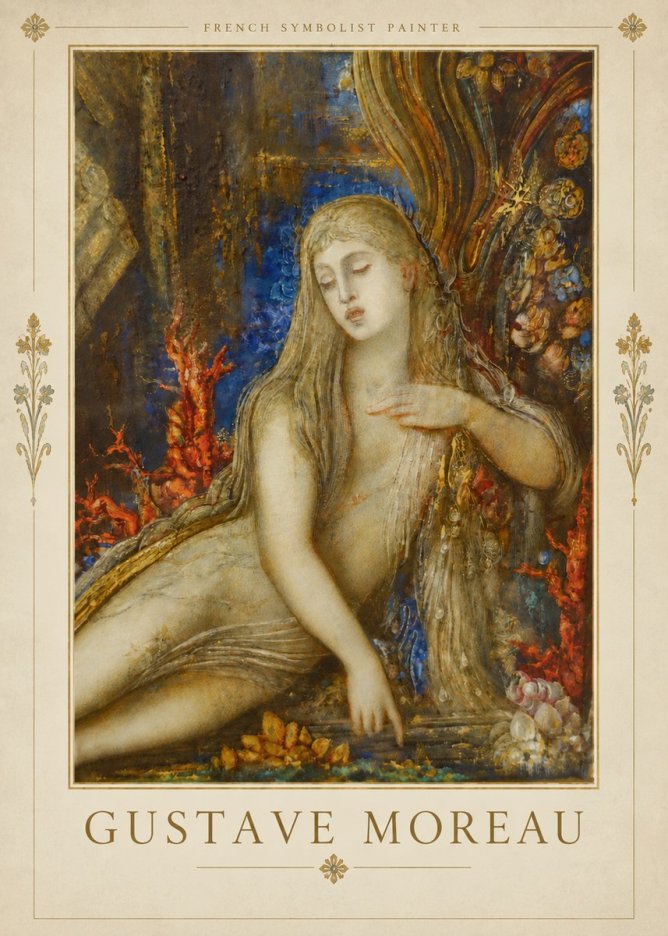 Gustave Moreau Galatea II No3 - Affiche