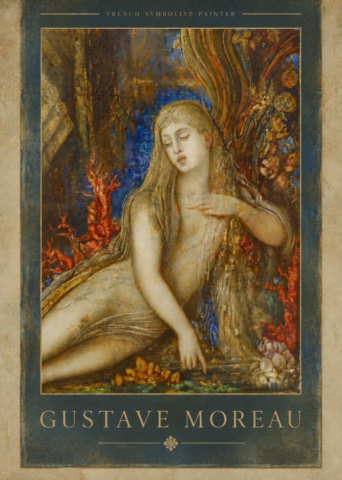Gustave Moreau Galatea II No4 - Affiche