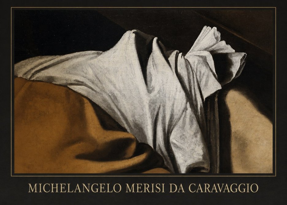 Michelangelo Merisi da Caravaggio Drapery Study No1 - Affiche
