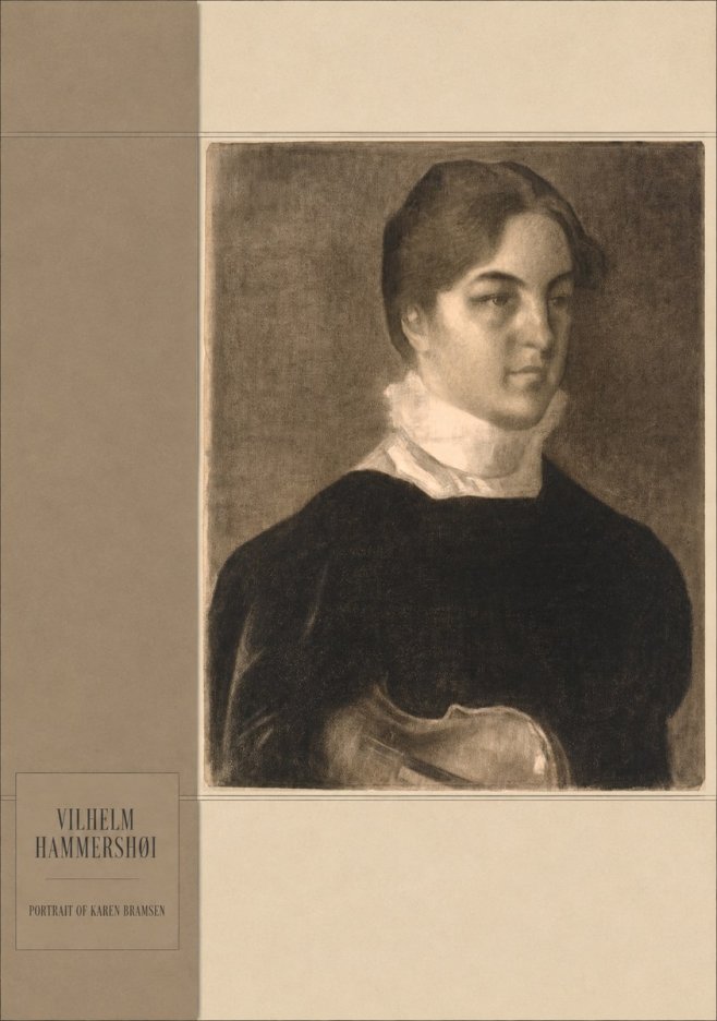 Vilhelm Hammershøi Portrait of Karen Bramsen No3 - Affiche