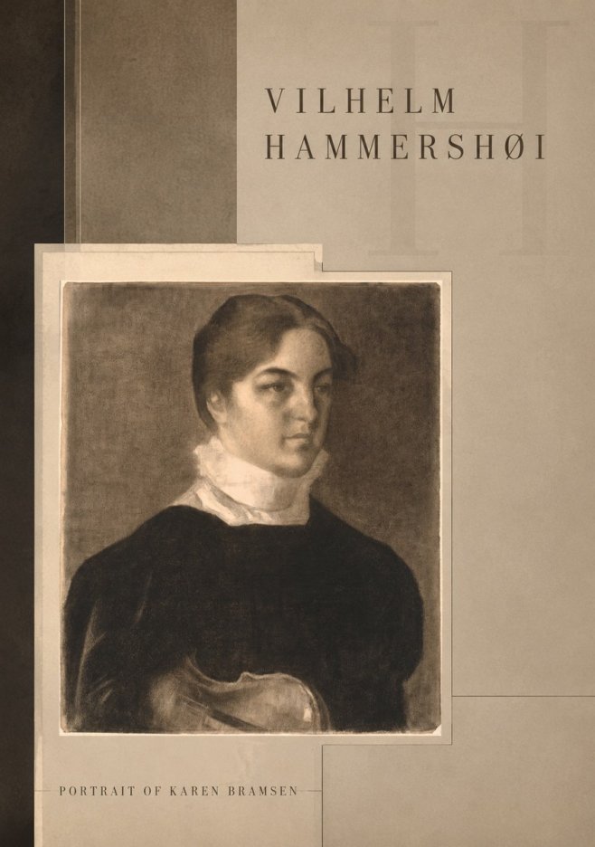Vilhelm Hammershøi Portrait of Karen Bramsen No5 - Affiche
