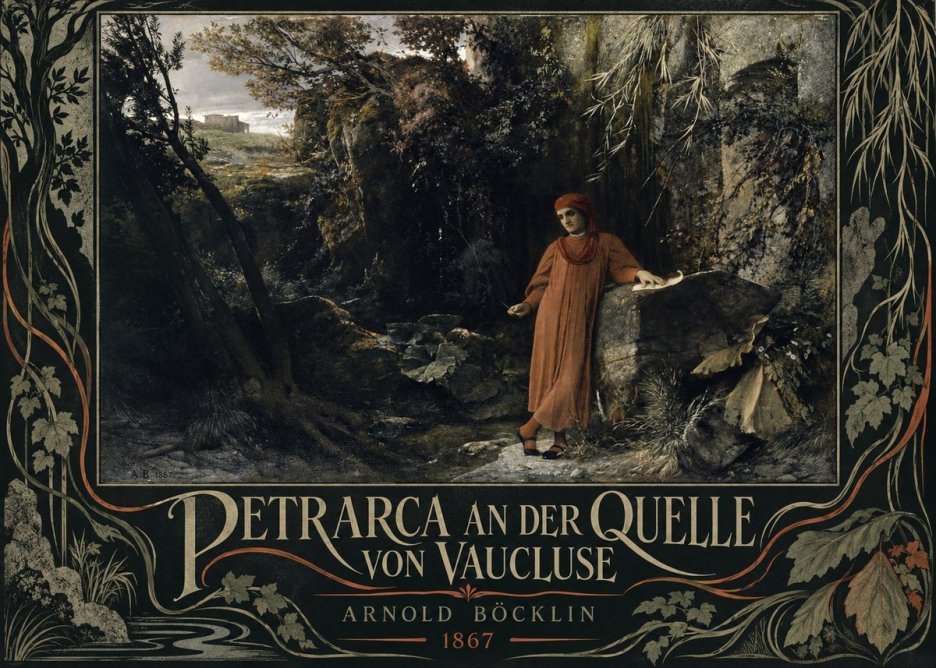 Arnold Böcklin Petrarca an Der Quelle Von Vaucluse No5 - Affiche