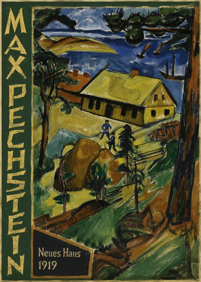 Max Pechstein Neues Haus No2 - Affiche