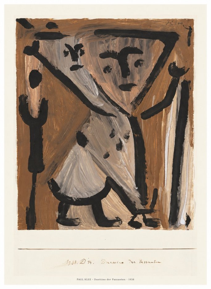 Paul Klee Duettino Der Passanten No6 - Affiche