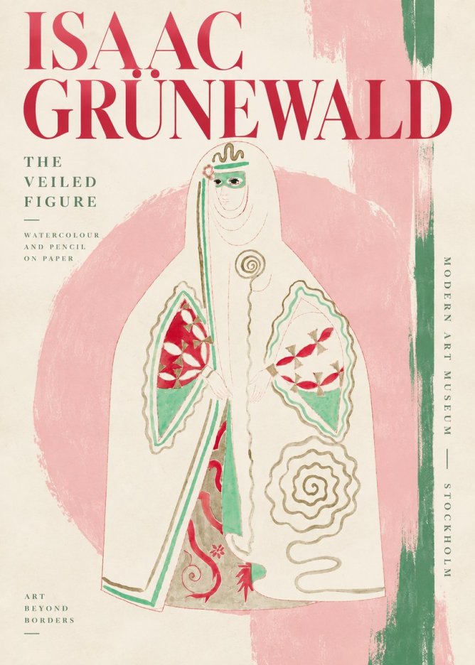 Isaac Grünewald The Veiled Figure No3 - Affiche