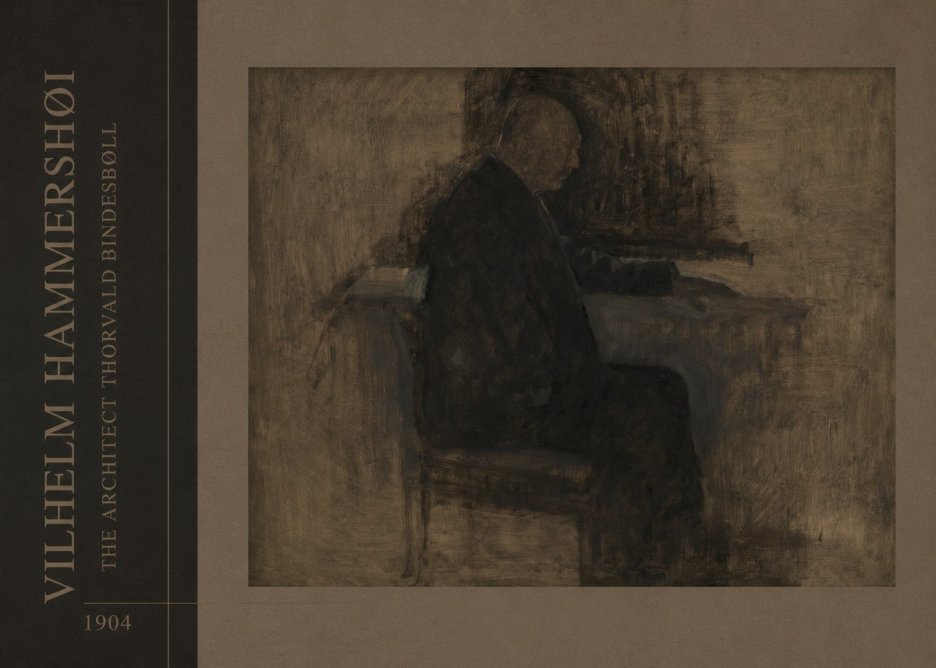 Vilhelm Hammershøi The Architect Thorvald Bindesbøll No2 - Affiche