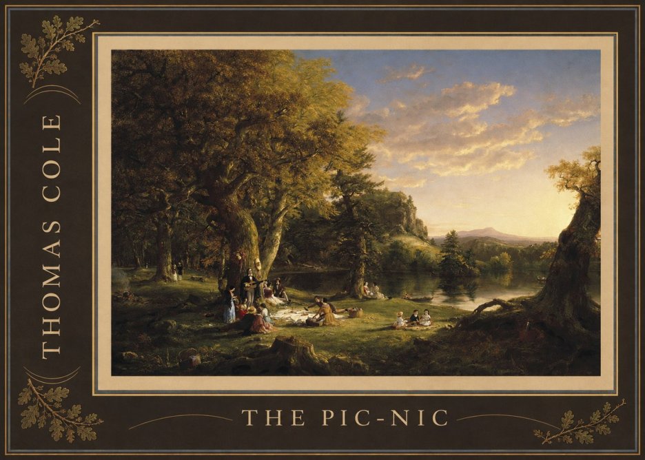 Thomas Cole The Pic-nic II No2 - Affiche