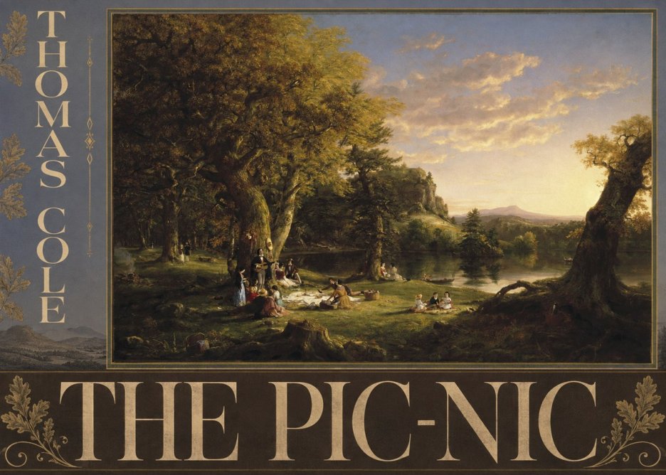 Thomas Cole The Pic-nic II No4 - Affiche