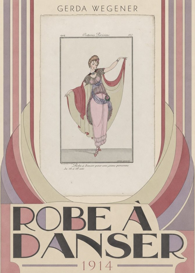 Gerda Wegener Robe À Danser No5 - Affiche