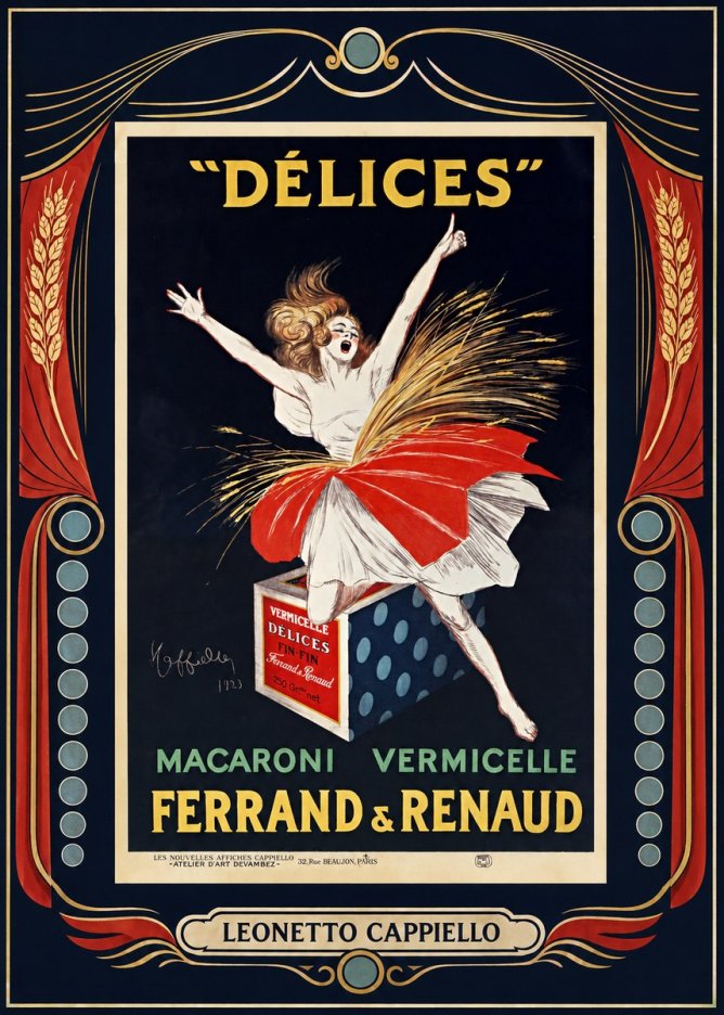 Leonetto Cappiello Délices II No2 - Affiche