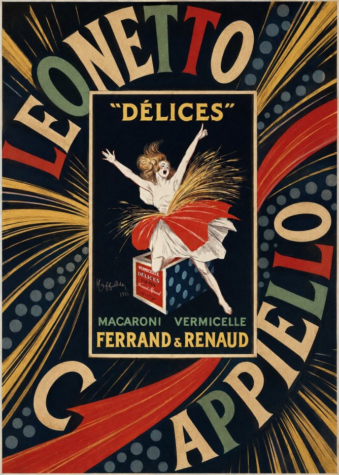 Leonetto Cappiello Délices II No5 - Affiche