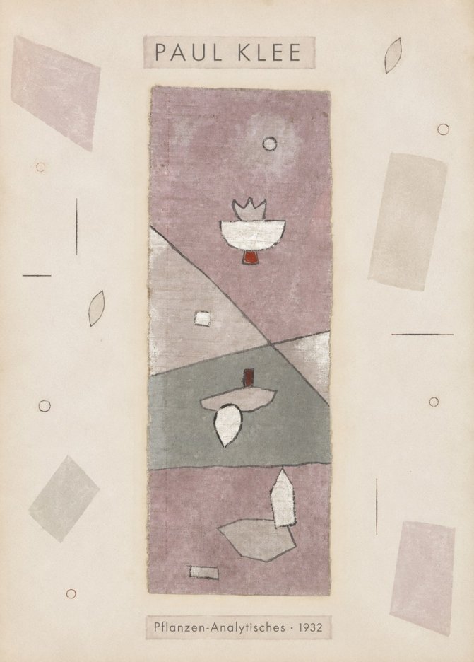 Paul Klee Pflanzen-analytisches No3 - Affiche