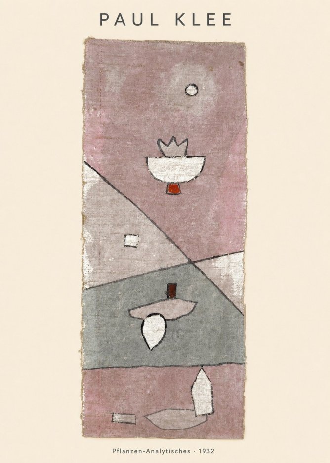 Paul Klee Pflanzen-analytisches No5 - Affiche
