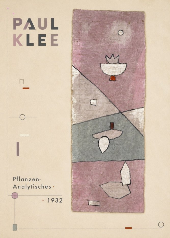 Paul Klee Pflanzen-analytisches No6 - Affiche