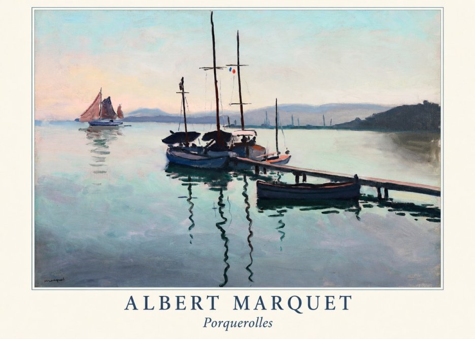 Albert Marquet Porquerolles No4 - Affiche
