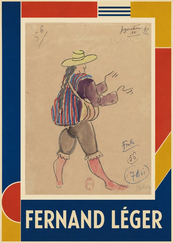Fernand Léger Figuration (Bolivie) No1 - Affiche