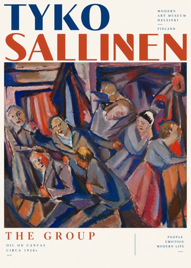 Tyko Sallinen The Group No6 - Affiche