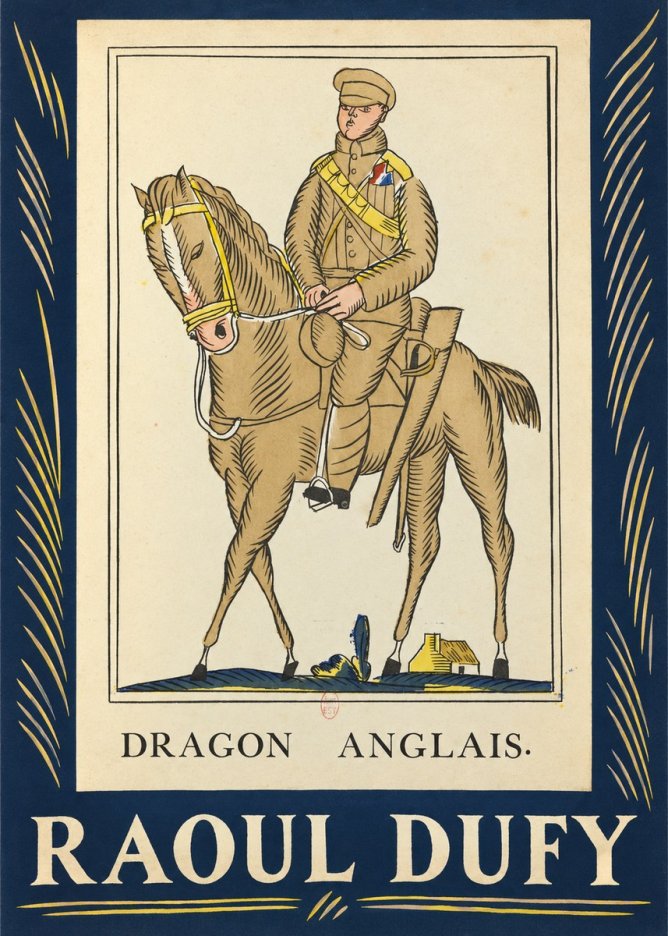 Raoul Dufy Dragon Anglais No3 - Affiche