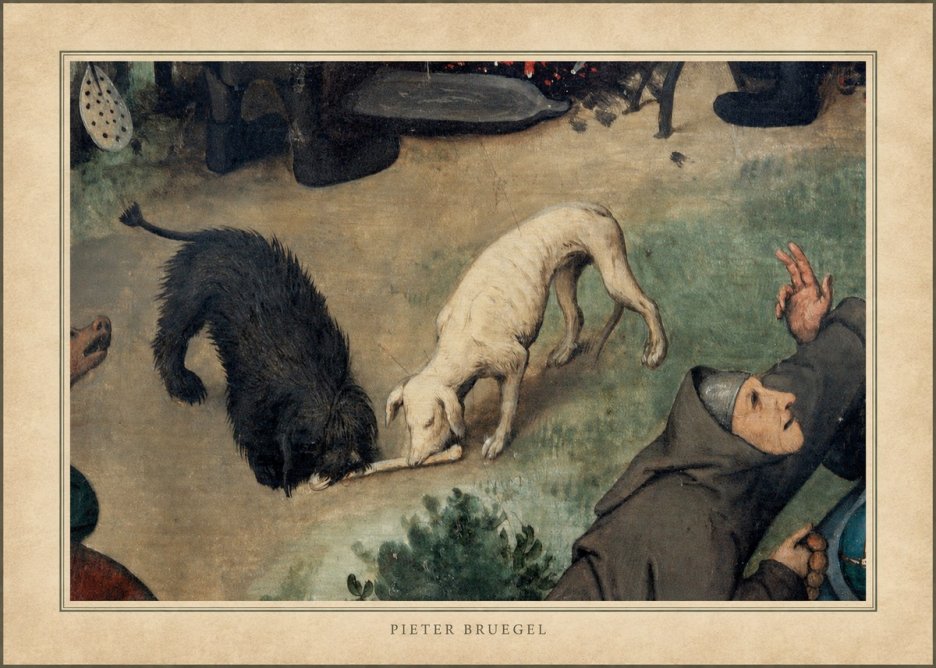 Pieter Bruegel The Beggars No4 - Affiche
