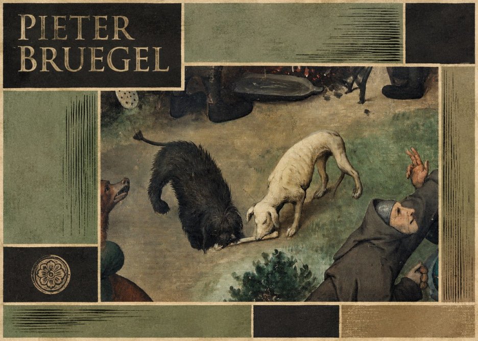 Pieter Bruegel The Beggars No5 - Affiche