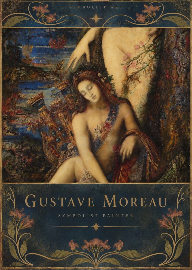 Gustave Moreau Symbolist Painting No6 - Affiche