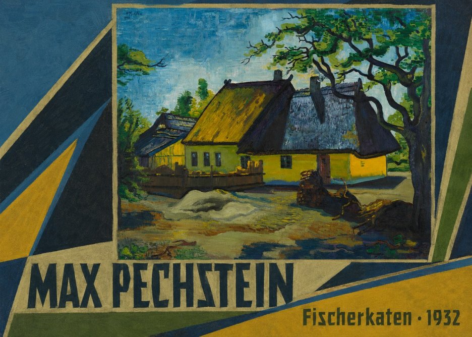 Max Pechstein Fischerkaten No2 - Affiche