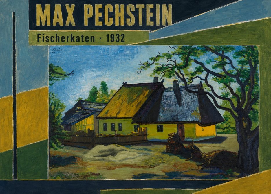 Max Pechstein Fischerkaten No6 - Affiche