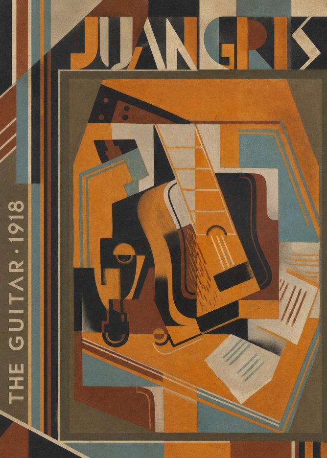 Juan Gris The Guitar No4 - Affiche