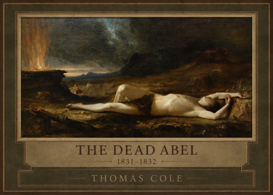 Thomas Cole The Dead Abel No1 - Affiche